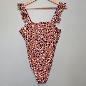 Animal print one piece bathing suit | Old Navy | Size XL